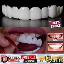 Snap On False Teeth Upper +