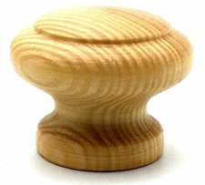 6 x PINE KNOBS 35mm wooden