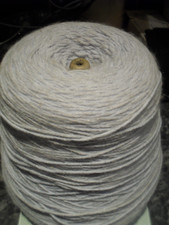 Cone of Medium Blue 3ply  wool weight 650g with cone      