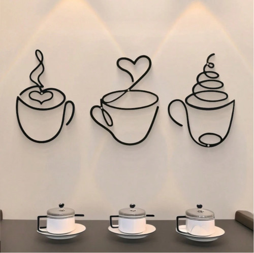 Modern black metal coffee - modern,