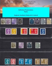 GB and Regional Definitive Presentation Packs  - Select from List - Free UK Post