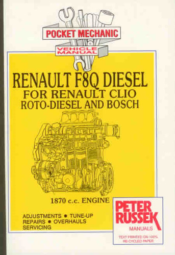 Manual renault clio f8q - renault,