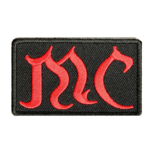 Embroidered motorcycle club - embroidered, mc