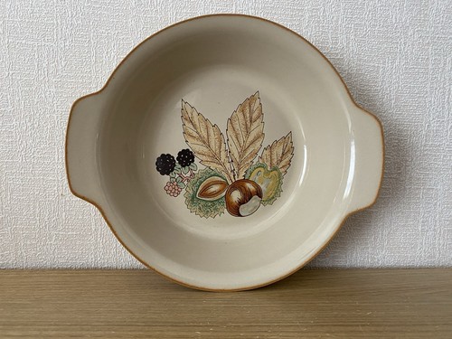 Vintage denby brown coloroll - brown,
