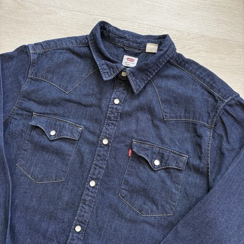 Levi denim shirt mens - levi's, blue