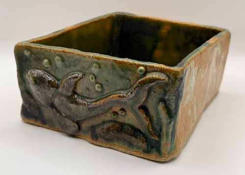 Rustic studio pottery oblong - rustic,