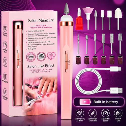 Electric nail file drill - file,