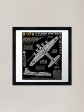 B17 Flying Fortress Framed Art
