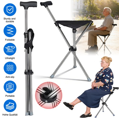 Folding portable walking stick - portable,