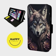 ARTIC WOLF ROSES GOTHIC - Faux