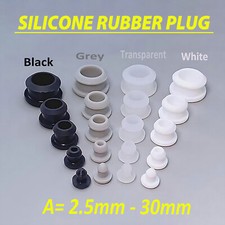Silicone Rubber Grommet Plug Bung Cable Wiring Protect Bushes Snap-on 2.5mm-30mm