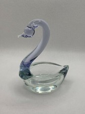 Vintage Art Glass Swan