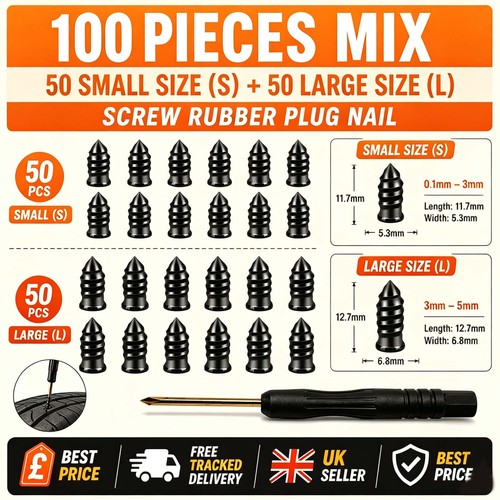 100 pcs tyre repair kit - pcs,