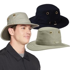 Tilley T5 Medium Curved Brim Hat Mens Ladies Unisex Hats Khaki Olive Navy