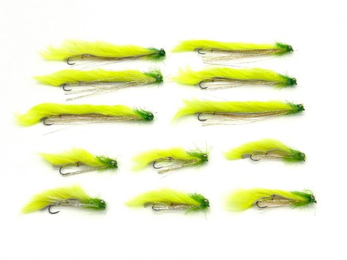 Snake flies chartreuse - flies,