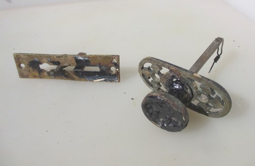 Victorian brass doorbell pull - victorian,