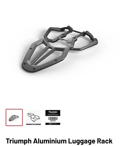 Triumph luggage rack for 2025 - luggage,