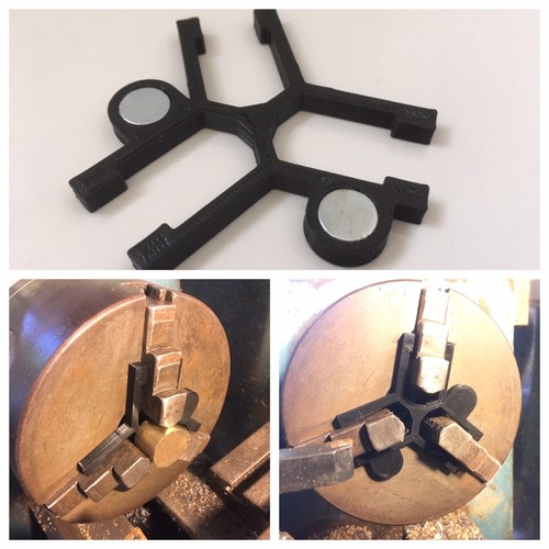 Lathe chuck stop spider for - stop,