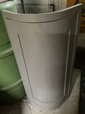 Cooke & Lewis Carisbrooke Taupe Framed Tall wall external Cabinet door. REDUCED