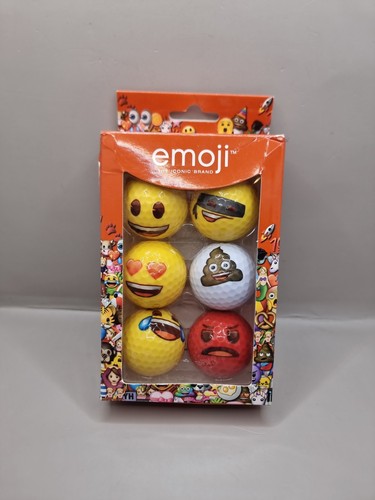 Novelty emoji golf balls - novelty,