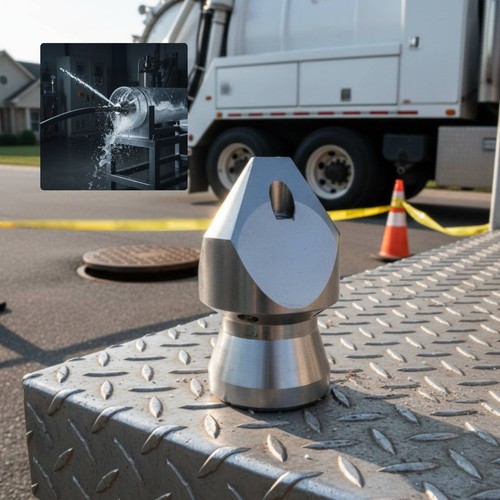Drain jetter nozzle clog - jetter,