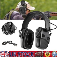 Electronic Ear Defenders Ear Muffs Safety Hearing Ear Protector Noise Reduction