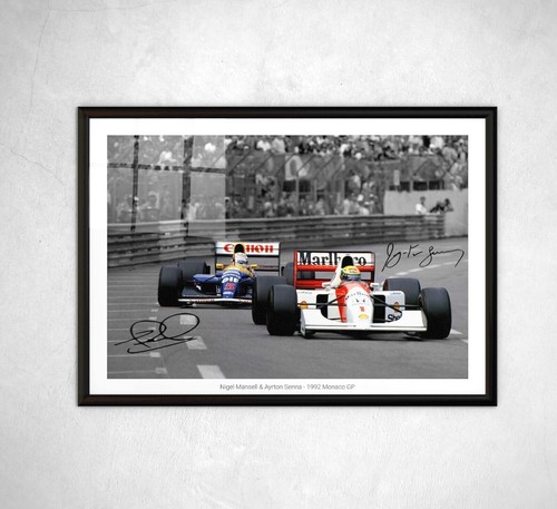 Nigel mansell ayrton senna - &,
