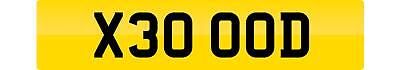Private number plate x30 - plate,