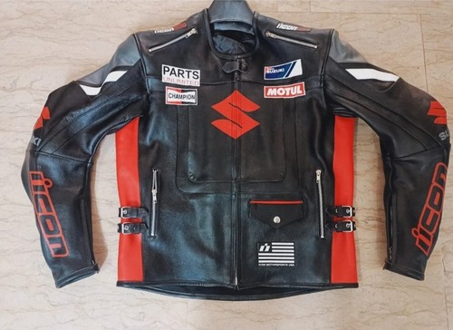 Suzuki icon motorcycle - icon, leather