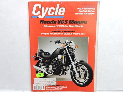 Cycle magazine march 1983 - magazine,