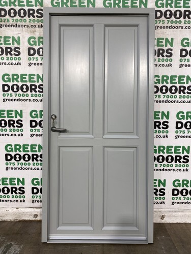 Solid wood front door agate - front,