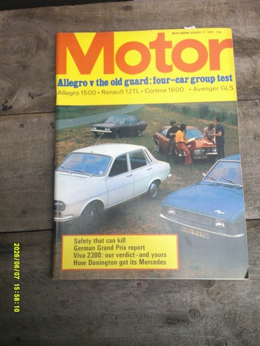 Vintage motor magazine 11th - vintage,