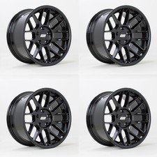 17" x 9" 6P DTM 5x120 alloys RC Concave fit BMW E36  M3 325i 328i Drift Black x4