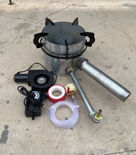 Outdoor waste oil stove - waste,