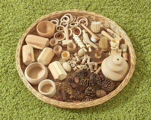 Natural heuristic wicker tray - wicker,
