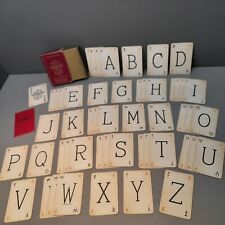 Vintage Waddingtons Lexicon Card Game Miniature Book Version 1950s Fun