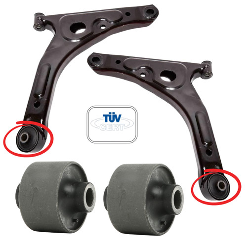 Front lower wishbone control - front,