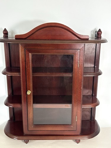 Vintage wooden wall cabinet - wall,