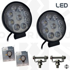 2x Hella Round 4" Work Spot