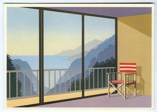 Art postcard verandah by - -,