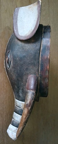 Vintage african elephant - african,