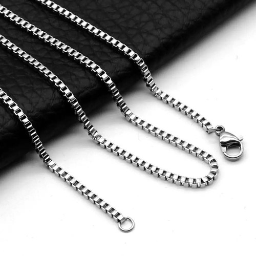 Stainless steel box chain - stainless,