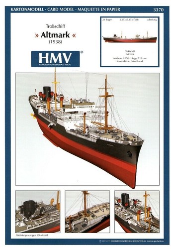 Card model kit altmark - card,