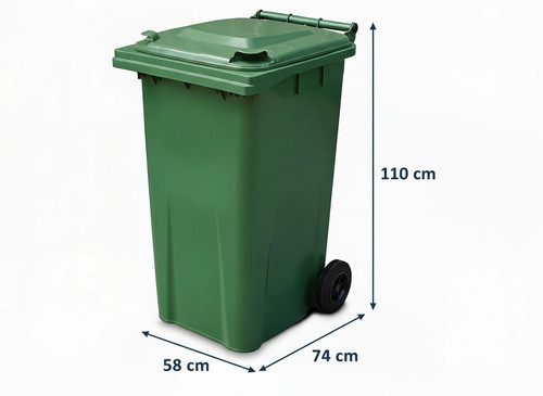Craftcaddy 240l green wheelie - craftcaddy,