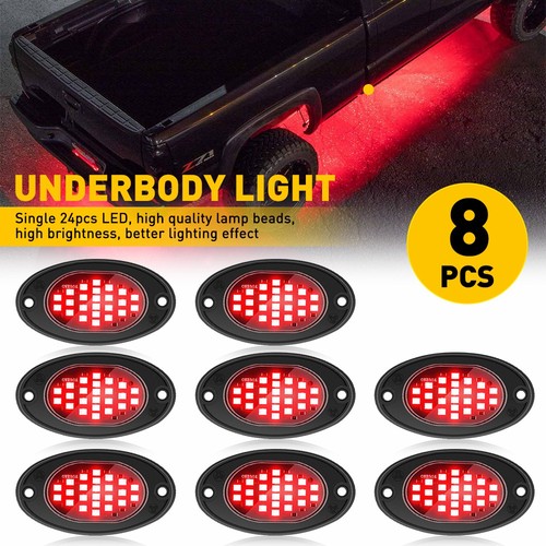 8pcs led car underglow lights - 8pcs,