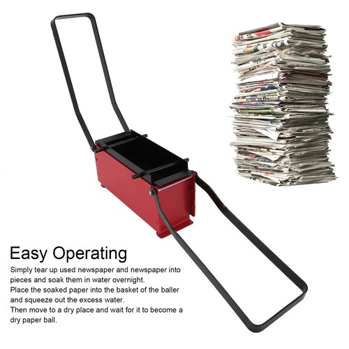 Paper briquette maker rugged - briquette,