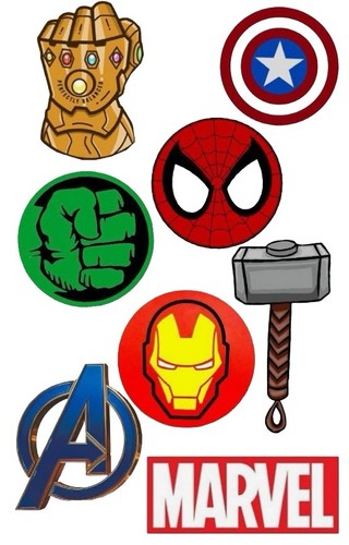Marvel themed edible cake - themed,