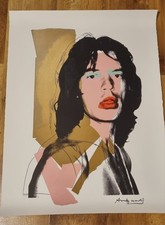 Andy Warhol Mick Jagger Series 1975 Signed Hand Numbered Ltd Ed Prints 22X30 In