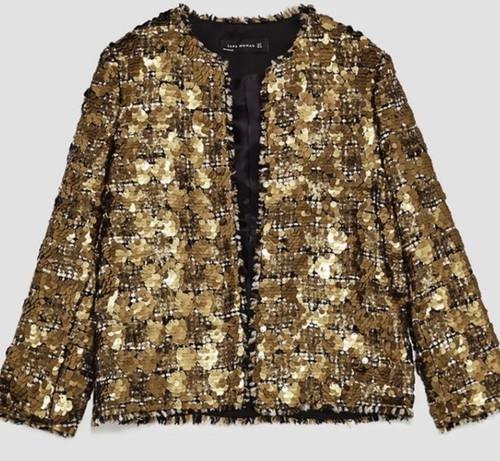 Zara sequin embellished - sequin,