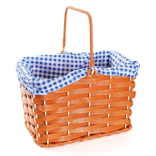 Plastic basket with blue - plastic,